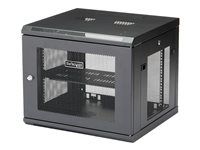 4-Post Adjustable Depth (2"" to 19"") Network Equipment Enclosure with Cable Management (RK920WALM)" - Rozvaděčová skříň - montáž na stěnu - černá - 9U