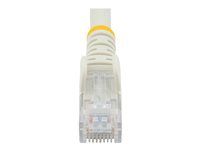 Category 6 - 24AWG (N6PATC50CMWH) - Síťový kabel - RJ-45 (M) do RJ-45 (M) - 50 cm - UTP - CAT 6 - lisovaný, provedení bez hrbolků, licna - bílá