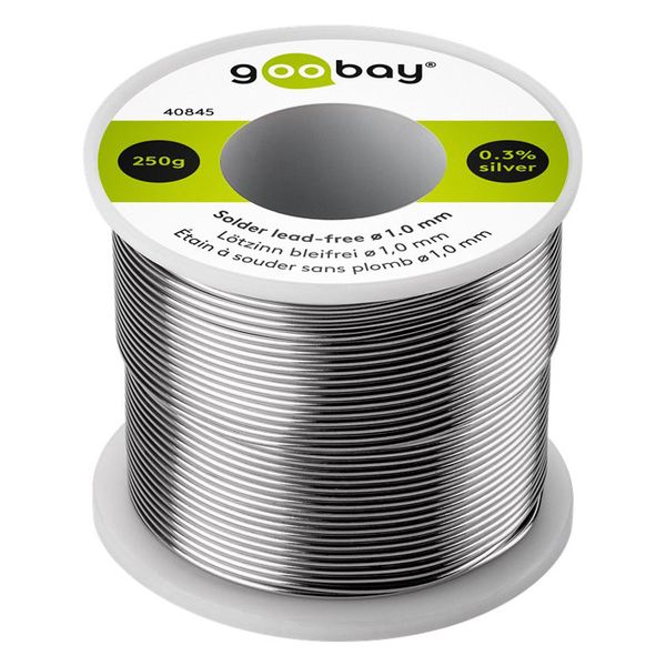 Cín 1.0mm 250g 99,3%Sn 0,7%Cu GOOBAY 40845