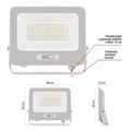 LED reflektor EMOS ZS2244W Glaro 50W