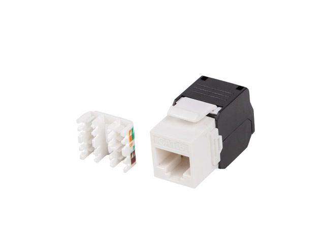 Keystone modul bez kabelů RJ45 CAT.6 utp lanberg