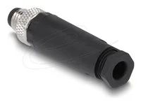 M8 Connector A-coded 4 pin male for moun