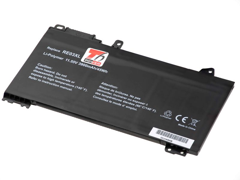 Baterie T6 Power pro HP ProBook 430 G6, 440 G6, 445 G6, 450 G6, 455 G6, 3900mAh, 45Wh, 3cell, Li-pol