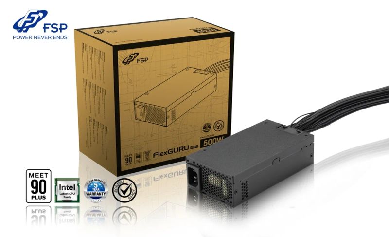 FSP ATX Flex GURU PRO 500/500W/Flex/80PLUS Gold/Retail