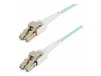 Startech 5m (15ft) LC to LC (UPC) OM4 Switchable Fiber Optic Cable 50/125µm, 100G Networks, Toolless Polarity Switching, Low Insertion Loss - LSZH Fiber Patch Cord (450FBLCLC5SW) - Patch kabel - LC/UPC multi-mode (M) do LC/UPC multi-mode (M) - 5 m - 5 m - 2.9 mm - optické vlákno - duplex - 50 / 125 mikron - OM3/OM4 - neobsahuje halogen, až 100 Gbps rychlost prenosu dat - vode - barva