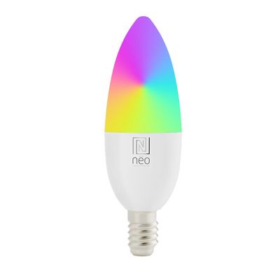 Smart LED žárovka E14 6W RGBW IMMAX NEO 07716L WiFi Tuya