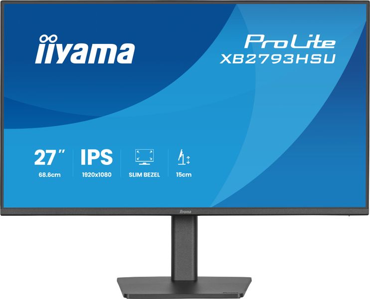 iiyama ProLite/XB2793HSU-B1/27"/IPS/FHD/120Hz/1ms/Černá/3R