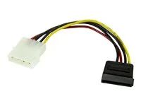 StarTech 6in 4 Pin LP4 to SATA Power Cable Adapter - LP4 to SATA - 6in LP4 to SATA Cable - 4 pin to SATA power - Elektrický kabel - SATA napájení (M) do 4 pinové interní napájení (M) - 0.2 m - pro P/N: BRACKET125PTP, PEXUSB311AC3, PEXUSB312A1C1H, PEXUSB312A2C2V, PEXUSB314A2V2
