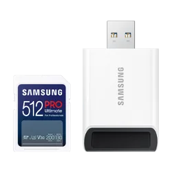 Samsung SDXC PRO ULTIMATE/SDXC/512GB/USB 2.0/Class 10/+ Adaptér