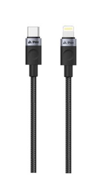 Kabel iPEAX 90010106 USB-C/Lightning 1,5 m černý