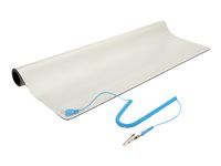 25" x 27.5" Electrical Grounding Desk Pad - For Home or Work - Beige (M3013) - Desktop anti-static mat - béžová