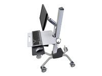 Vozík - píst Constant Force - pro LCD displej / PC vybavení - hliník, vysoce kvalitní plast, pozinkovaná ocel - dva odstíny šedi - velikost obrazovky: až 27"