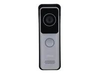 IP interkomová stanice - s fotoaparátem - kabelové, bezdrátový - 2.4 Ghz - 10/100 Ethernet - světle šedá