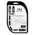Kabel Jack 3.5mm stereo/2x Cinch 1,8m KRUGER & MATZ KM0310