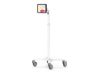 Compulocks iPad 10th-11th (A16) Gen PowerMove Medical Rolling Cart Extended Black - Vozík - pro tablet - rozšírené - zdravotní - cerná, bílá - velikost obrazovky: 10.9" - pro Apple 10.9-inch iPad (10. generace)