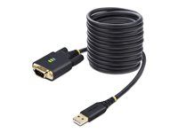 Rugged TPE Construction (1P10FFC-USB-SERIAL) - USB / sériový kabel - USB (M) do DB-9 (M) - 3 m - černá