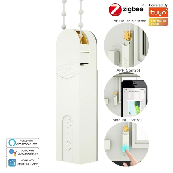 Chytrý motor pro žaluzie a rolety MOES Roller Curtain Motor ZigBee Tuya
