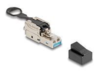 RJ45 plug field-assembly Cat.6A with pus