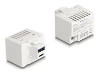 Keystone Module with USB Type-A and USB
