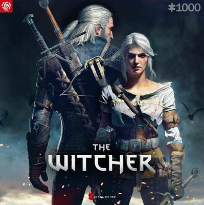 Glo gaming puzzle: the witcher geralt & ciri