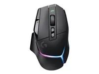 Myš - optický - 11 tlačítka - bezdrátový - 2.4 GHz - přijímač USB Logitech LIGHTSPEED - černá