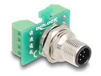 M12 Transfer Module Adapter 8 pin A-code