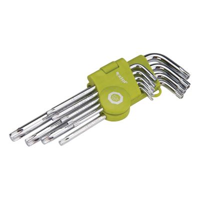 Sada L-klíčů TORX EXTOL CRAFT 66011 9 ks