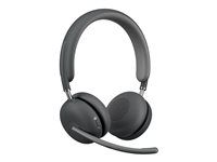 Náhlavní souprava - náhlavní - Bluetooth - bezdrátový - odstranění šumu - UBS-C přes adaptér Bluetooth - grafit - certifikováno pro Microsoft Teams