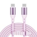Kabel KRUGER & MATZ KM1269-1P Basic USB-C/USB-C 1m Pink