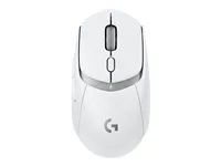 Myš - hraní - optický - 6 tlačítka - bezdrátový - 2.4 GHz, Bluetooth - přijímač USB Logitech LIGHTSPEED - bílá