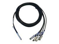 Síťový kabel - QSFP+ (M) do SFP+ (M) - 3 m - šedá - pro P/N: FPR4225-ASA-K9, HCI-FI-6454, N9K-C9348-FX3-B24C, NC57C3-MOD-P-SYS, NC57C3-MODS-P-SYS