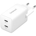 INTENSO W40CC GaN, 2x USB C, Nabíječka, 40W, bílá