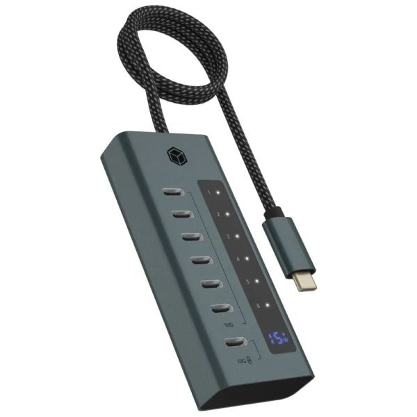 RAIDSONIC ICY BOX 7v1 USB Hub, USB-C 3.2 Gen2