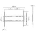 SBOX Fixed wall mount PLB-2264F-2