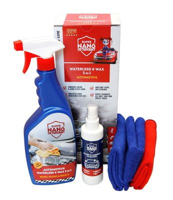 Čistič autoskel GNP Waterless&Wax 3v1 900ml