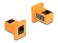 D-Type Module RJ45 jack to jack 90° angl