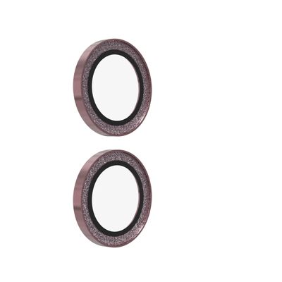 ZAGG Ochranná čočka Premium pro Apple iPhone 17/16/16+ - růžová třpytka