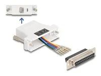 D-Sub 25 pin female to RJ12 female Assem