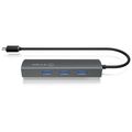 RAIDSONIC ICY HUB USB Type C/3xUSB3.0 + RJ45