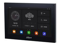 IP intercom station monitor - bezdrátový - 10/100 Ethernet - černá