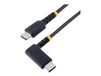High Quality USB Charging Cord (R2CCR-1M-USB-CABLE) - USB kabel - USB-C (M) rovné do USB-C (M) pravoúhlý - USB 2.0 - 3 A - 1 m - černá