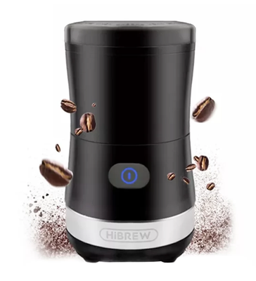 HiBREW BM01T-1 – akumulátorový mlynček na kávu, 70 W, čierny