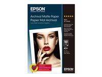 Matný - Super A3/B (330 x 483 mm) - 192 g/m² - 50 listy papír - pro SureColor SC-P700, P7500, P900, P9500, T2100, T3100, T3400, T3405, T5100, T5400, T5405