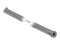 Pletené zapouzdření - průměr 50 mm se zapínáním na zip - 2 m - šedá