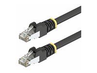 Startech - Patch kabel - RJ-45 (M) do RJ-45 (M) - 2 m - 7.2 mm - S/FTP - CAT 5/5e/6/6a - IEEE 802.3bt - venkovní, provedení bez hrbolku, ochrana proti UV zárení - cerná