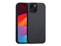 Zadní kryt pro mobilní telefon - kompatibilita s MagSafe - kůže full-grain - černá - pro Apple iPhone 13, 14, 15, 16e, 17e