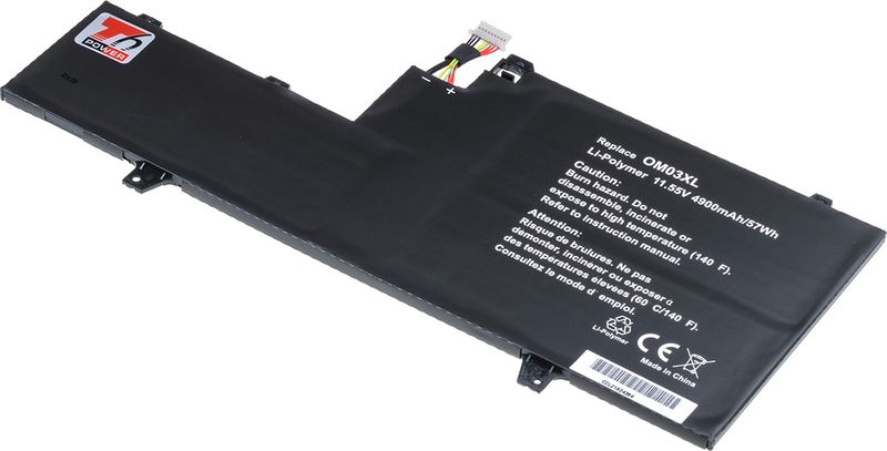 Baterie T6 Power pro HP EliteBook x360 1030 G2, 4900mAh, 57Wh, 3cell, Li-pol, type 1