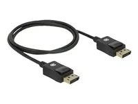 Delock Coaxial - Kabel obrazovky - DisplayPort (M) do DisplayPort (M) - DisplayPort 1.4 - 1 m - podpora 8K - cerná