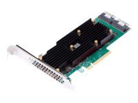 Řadič úložiště (RAID) - 16 Kanál - SATA 6Gb/s / SAS 12Gb/s / PCIe 4.0 (NVMe) - RAID 0, 1, 5, 6, 10, 50, JBOD, 60 - PCIe 4.0 x8