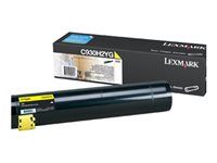 Vysoká výtěžnost - žlutá - originální - kazeta s barvivem LCCP - pro Lexmark C935dn, C935dtn, C935dttn, C935hdn
